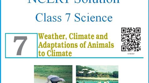 write the difference between weather and climate class 7|NCERT Solutions for Class 7 Science Chapter 7 Weather, Climate And.